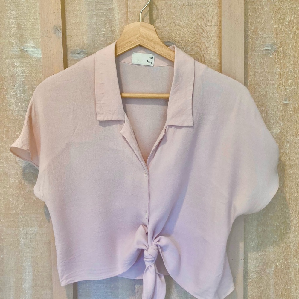 Wilfred Light Pink Button Down Shirt